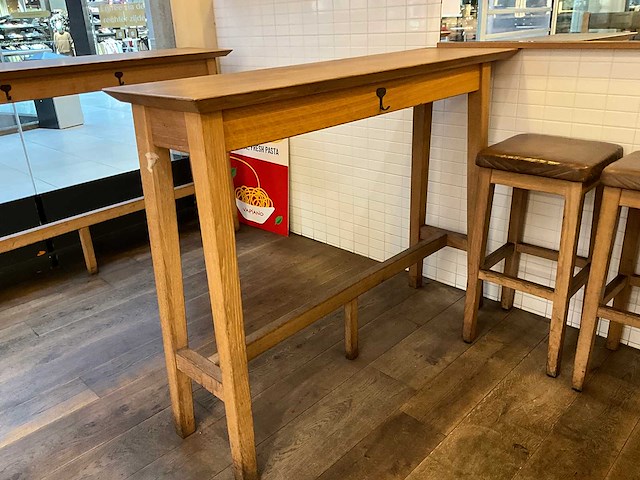 Houten bartafel - afbeelding 3 van  3