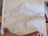 Houten bed - afbeelding 3 van  4