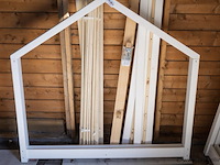 Houten bed - afbeelding 1 van  2
