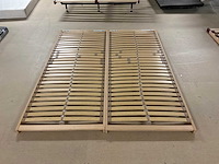 Houten bedbodem (2x) - afbeelding 1 van  2