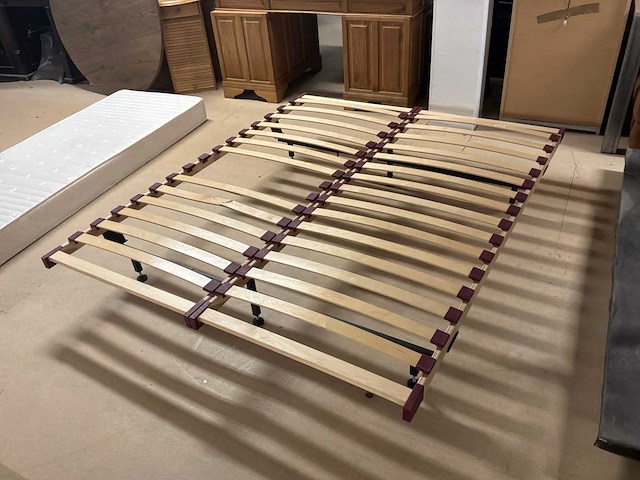 Houten bedbodem (2x) - afbeelding 3 van  6