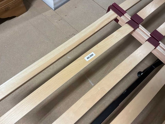 Houten bedbodem (2x) - afbeelding 6 van  6