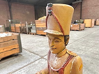 Houten beeld huzaar (2x) - afbeelding 3 van  7