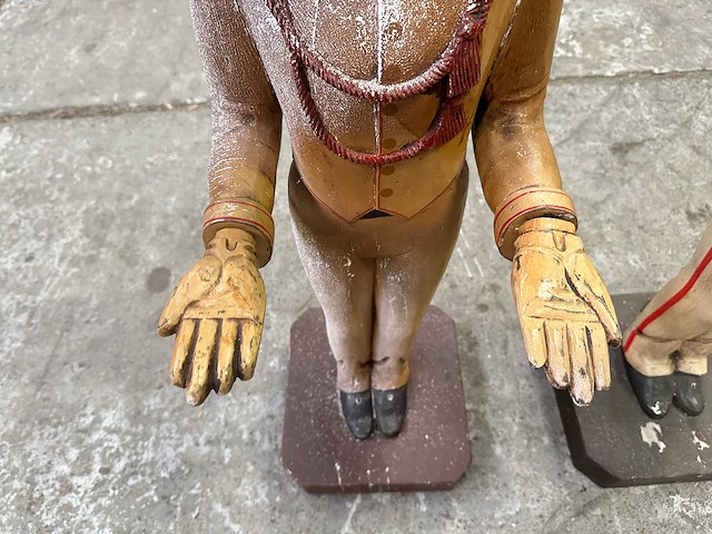 Houten beeld huzaar (2x) - afbeelding 4 van  7