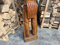 Houten beeld "native american" - afbeelding 3 van  10