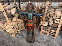 Houten beeld "native american" - afbeelding 1 van  8