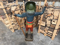 Houten beeld "native american" - afbeelding 2 van  8