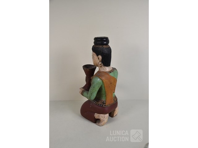 Houten beeld - afbeelding 3 van  4