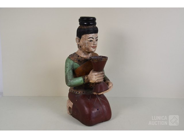 Houten beeld - afbeelding 4 van  4