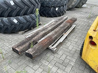 Houten bielzen (2x) - afbeelding 1 van  6