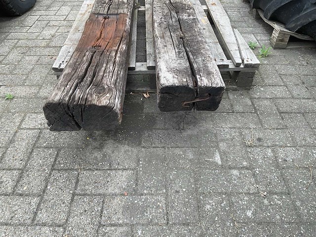 Houten bielzen (2x) - afbeelding 5 van  6