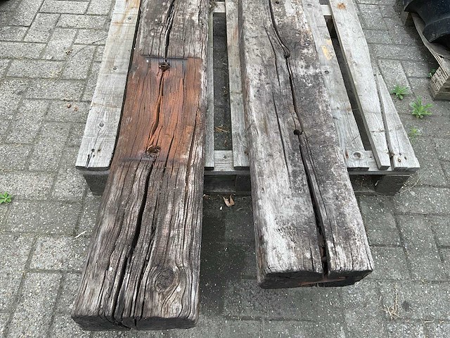 Houten bielzen (2x) - afbeelding 6 van  6