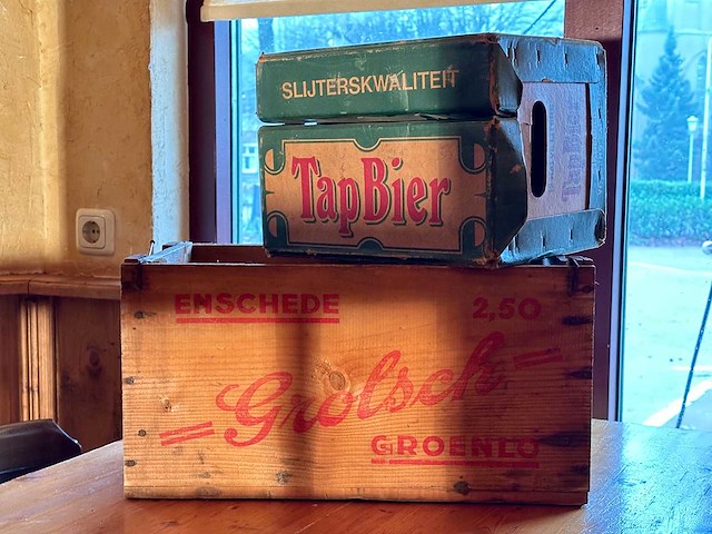 Houten bierkrat grolsch - afbeelding 1 van  4