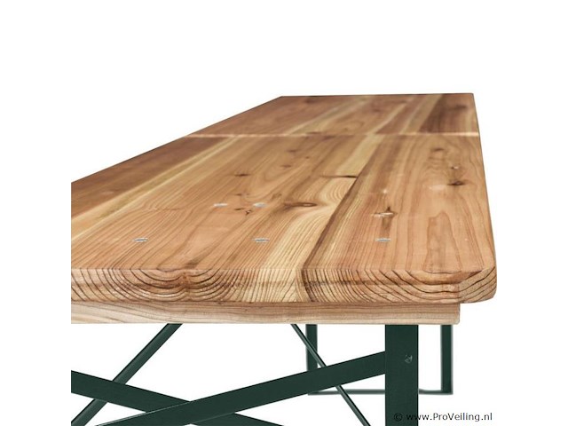 Houten biertafelset / bierbank passau - 3-delig - inklapbaar - afbeelding 9 van  14