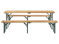 Houten biertafelset / bierbank passau - 3-delig - inklapbaar - afbeelding 13 van  14