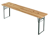 Houten biertafelset / bierbank passau - 3-delig - inklapbaar - afbeelding 2 van  14