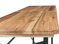 Houten biertafelset / bierbank passau - 3-delig - inklapbaar - afbeelding 9 van  14