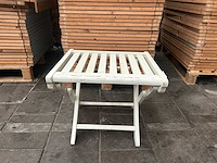 Houten bijzettafel wit 53x32x42 cm (32x) - afbeelding 1 van  4