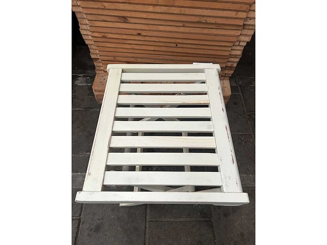 Houten bijzettafel wit 53x32x42 cm (32x) - afbeelding 3 van  4