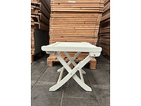 Houten bijzettafel wit 53x32x42 cm (32x) - afbeelding 4 van  4