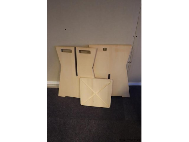 Houten bijzettafels - 2 stuks - afbeelding 5 van  5