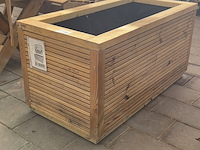 Houten bloembak carp garant - afbeelding 1 van  3