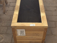 Houten bloembak carp garant - afbeelding 2 van  3