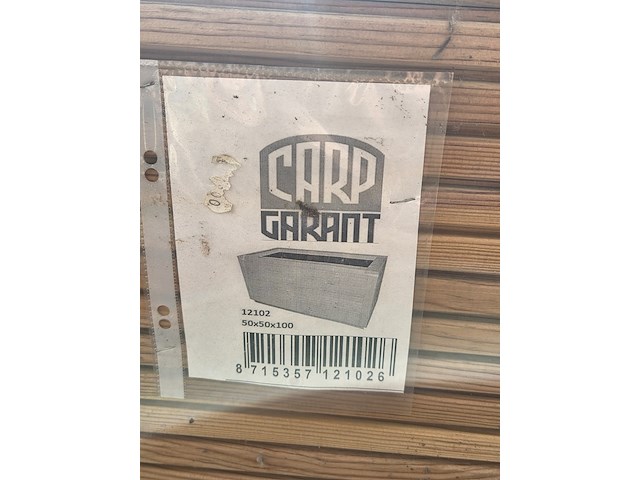 Houten bloembak carp garant - afbeelding 3 van  3