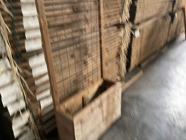 Houten bloembak met klimrek - 100x180 cm - afbeelding 3 van  9