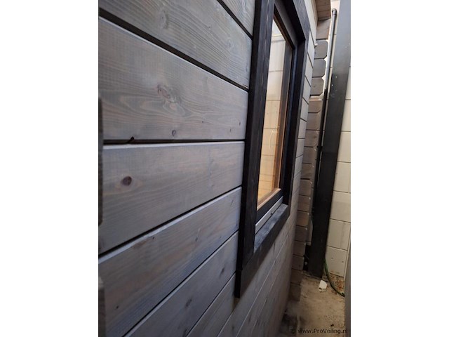 Houten blokhut - 250x260cm - afbeelding 2 van  8