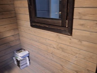 Houten blokhut - 250x260cm - afbeelding 4 van  8