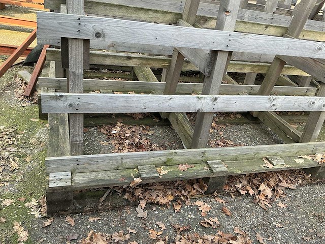 Houten bok (8x) - afbeelding 2 van  8