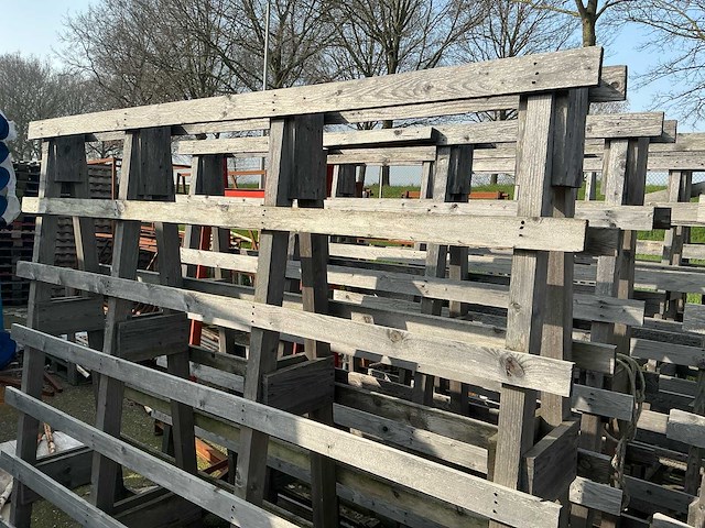 Houten bok (8x) - afbeelding 4 van  8