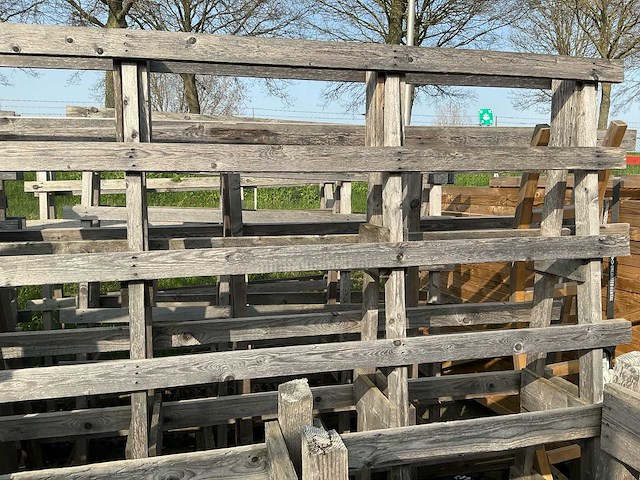 Houten bok (8x) - afbeelding 5 van  8