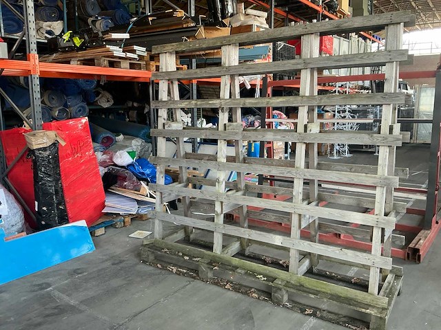 Houten bok (8x) - afbeelding 6 van  8