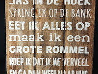 Houten bord als mijn kinderen - afbeelding 3 van  5