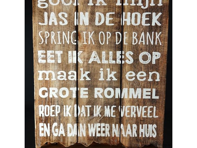 Houten bord als mijn kinderen - afbeelding 3 van  5