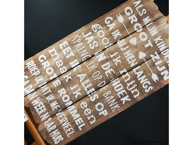 Houten bord als mijn kinderen - afbeelding 4 van  5