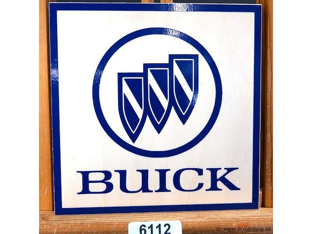 Houten bord buick - afbeelding 1 van  4