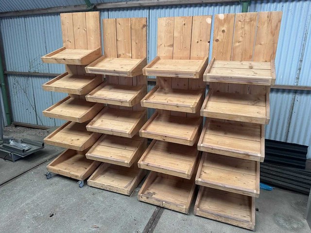 Houten broodstelling (4x) - afbeelding 1 van  3
