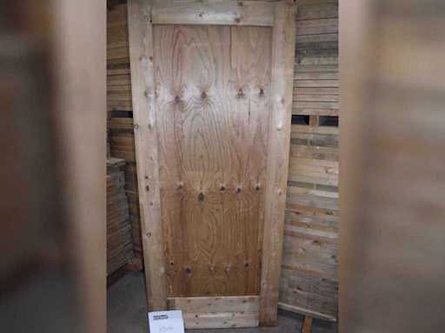 Houten buitendeur 190x82 cm (2x) - afbeelding 1 van  2