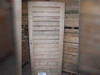 Houten buitendeur 190x82 cm (2x) - afbeelding 1 van  2