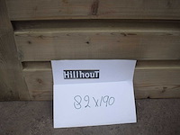 Houten buitendeur 190x82 cm (2x) - afbeelding 2 van  2