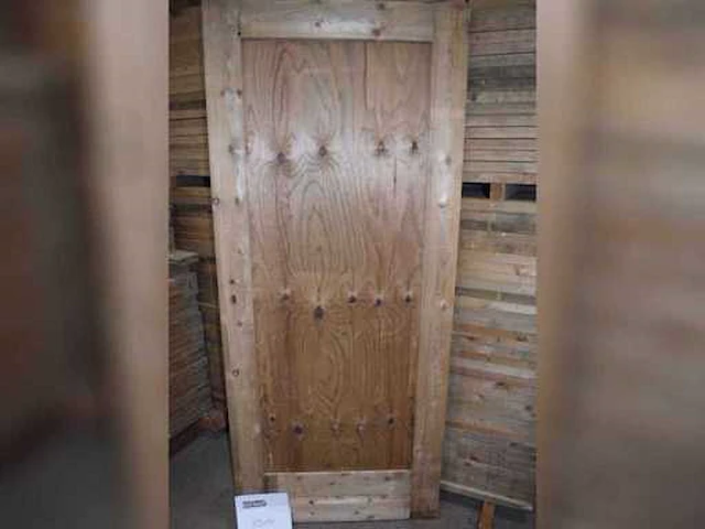 Houten buitendeur 190x82 cm (2x) - afbeelding 1 van  3