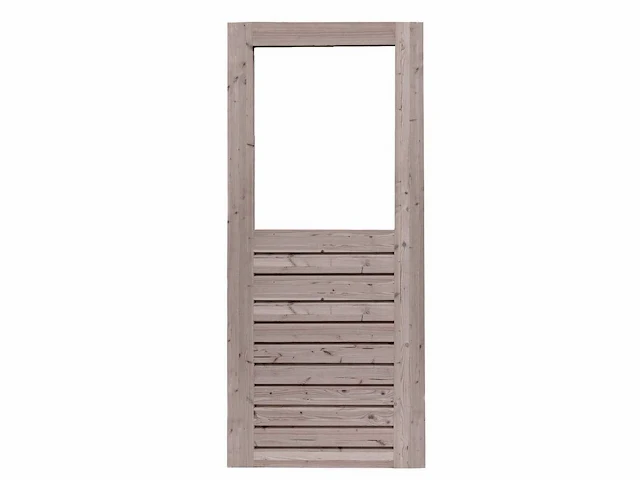 Houten buitendeur 211x92 cm (2x) - afbeelding 1 van  2