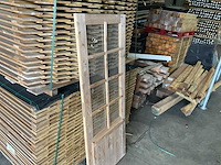 Houten buitendeur beglaasd - 192x74 cm - afbeelding 2 van  6