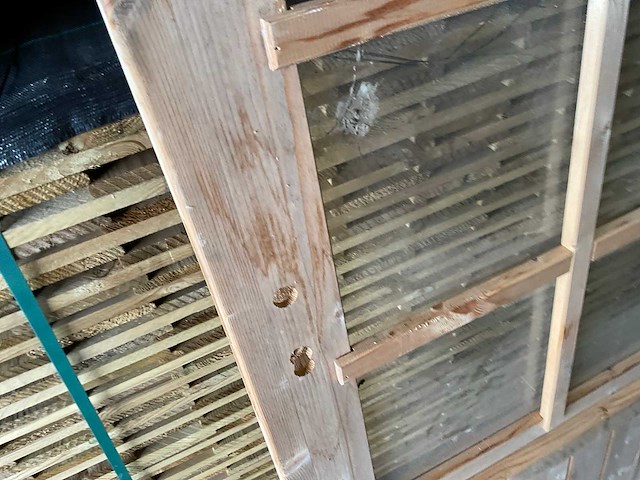 Houten buitendeur beglaasd - 192x74 cm - afbeelding 5 van  6