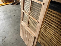 Houten buitendeur beglaasd - 192x74 cm - afbeelding 6 van  6