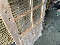 Houten buitendeur beglaasd - 192x74 cm - afbeelding 4 van  6