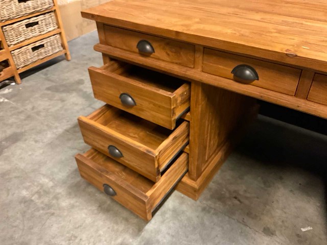 Houten bureau - afbeelding 3 van  13